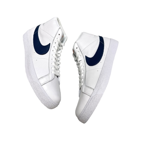 Nike Other - 2022 Nike SB Zoom Blazer Mid ISO Orange Label White / Midnight Blue DC4472 100